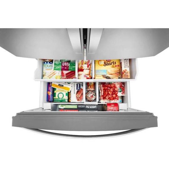 Whirlpool - 26.8 Cu. Ft. French Door Refrigerator - Stainless steel, 9 image